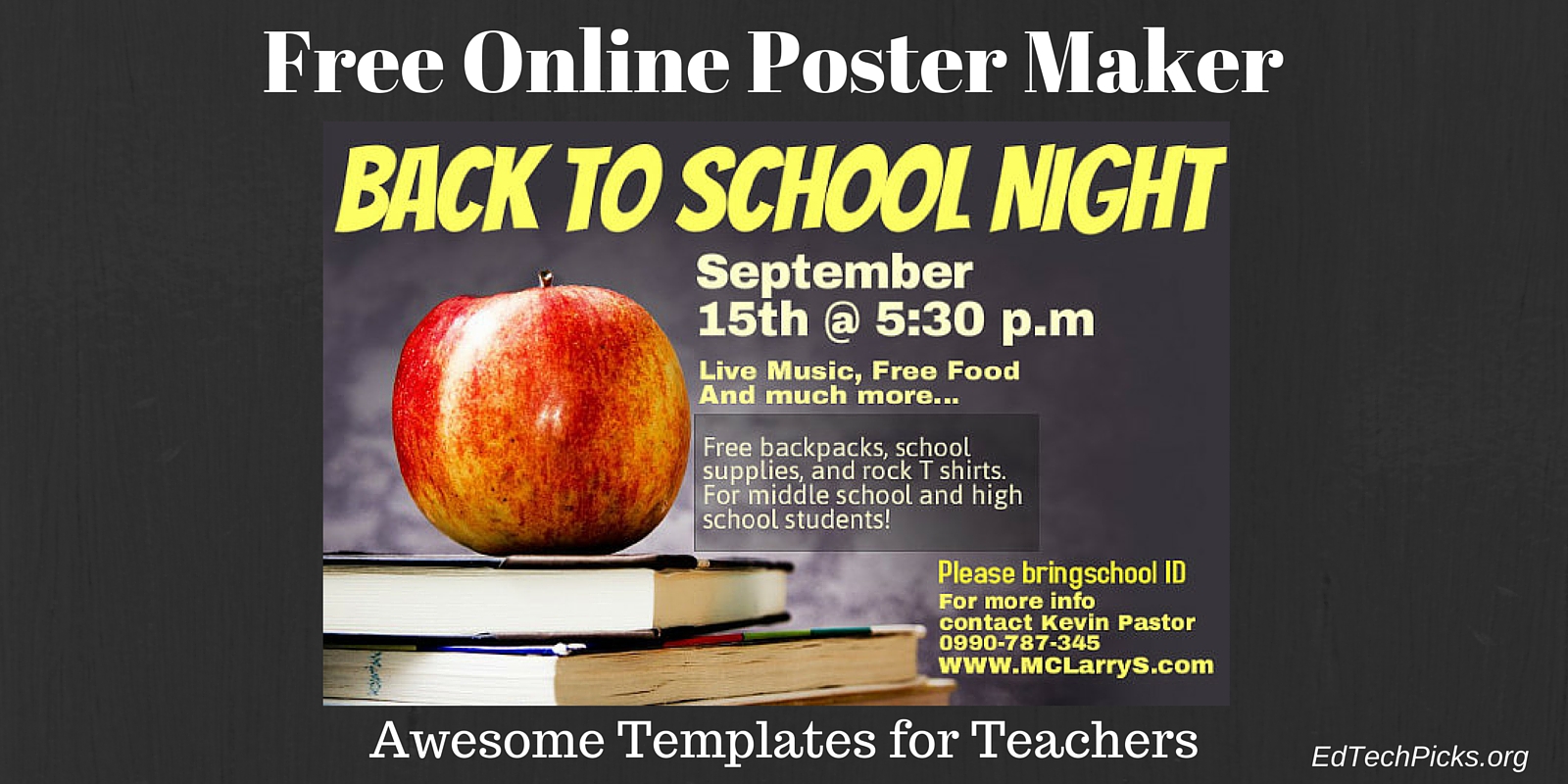 A Free Online Poster Maker - Perfect for the Classroom
