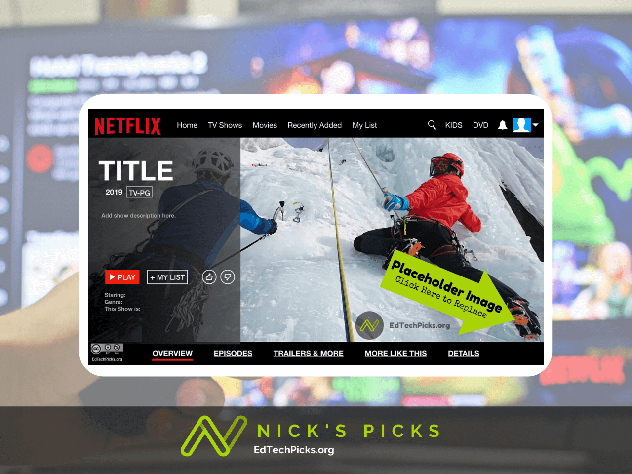 Netflix Template Google Slides