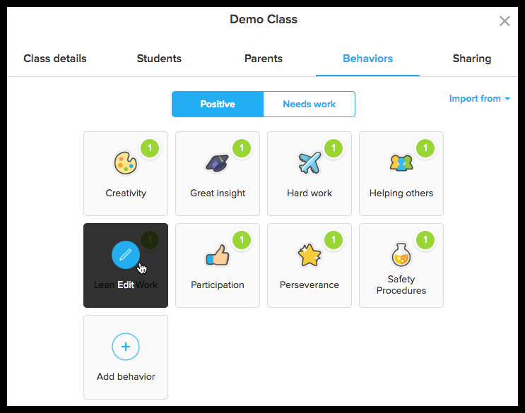 Class Dojo - An Observational Assessment Tool