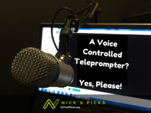 Voice Controlled Teleprompter