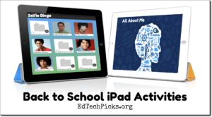 Back to School iPad Activities