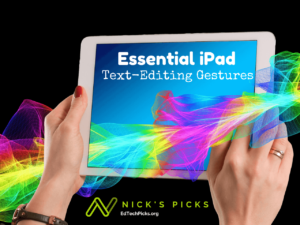 iPad Text Editing Gestures