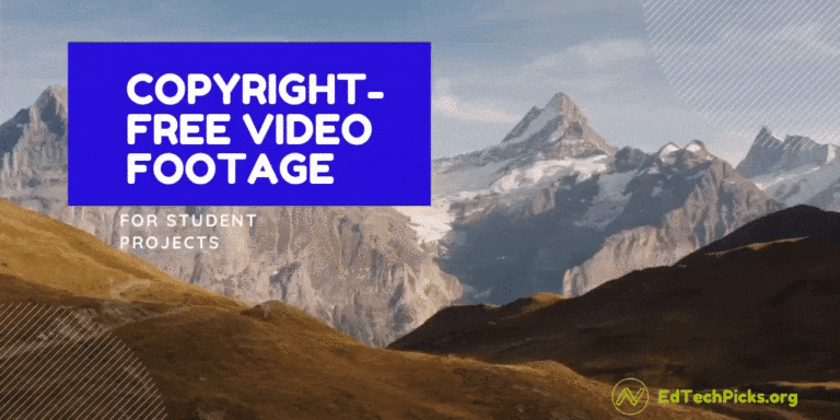 Copyright-Free Video Footage for Student Projects
