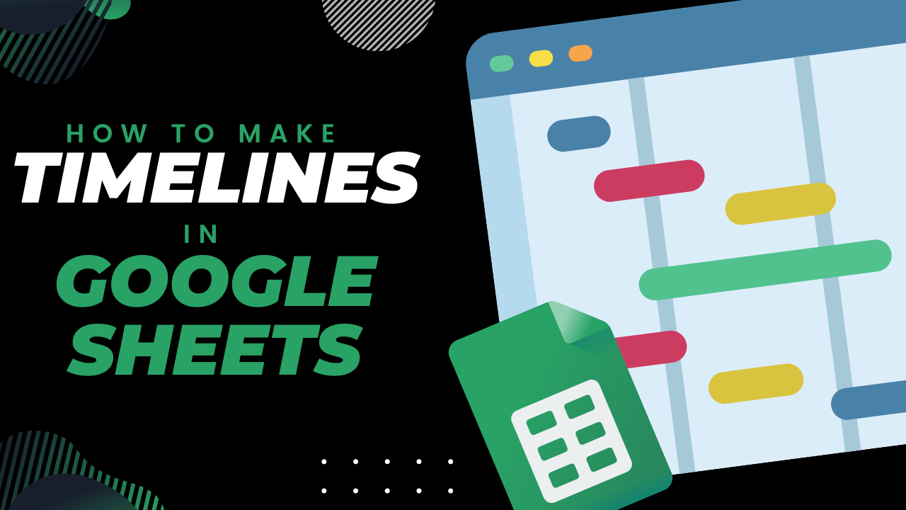How to Make Timelines in Google Sheets – Nick’s EdTech Picks